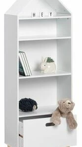 Alice & Fox Kommode Hus 4-plan, Hvit -jollyroom Butikk SD TriBK204L WHITE 2675 4i