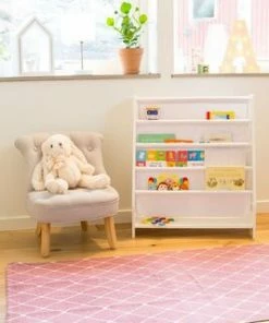 Alice & Fox Bokhylle Kanvas, Hvit 5 Alice & Fox Bokhylle Kanvas, Hvit -jollyroom Butikk SDBH005 2675 3b