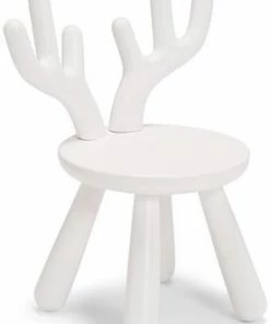 Minitude Nordic Bord & Stoler Elg & Kanin, Hvit 11 Minitude Nordic Bord & Stoler Elg & Kanin, Hvit -jollyroom Butikk SHIDA017001 3 Moose WHITE 2675 1 1