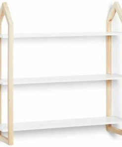 Alice & Fox House Of Oslo Vegghylle, Hvit/Tre