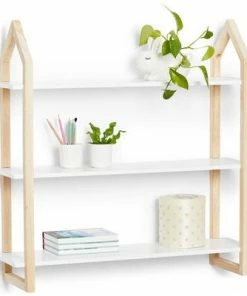 Alice & Fox House Of Oslo Vegghylle, Hvit/Tre -jollyroom Butikk SHIDA019036 2675 3a