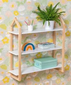 Alice & Fox House Of Oslo Vegghylle, Hvit/Tre -jollyroom Butikk SHIDA019036 2675 3b