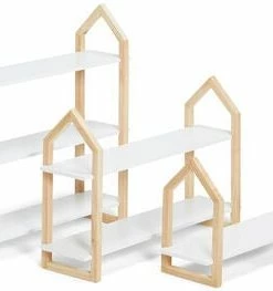 Alice & Fox House Of Oslo Vegghylle, Hvit/Tre -jollyroom Butikk SHIDA019036 2675 4a