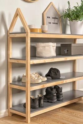 Alice & Fox Gulvbokhylle House Of Oslo, Grå 3 Alice & Fox Gulvbokhylle House Of Oslo, Grå - Bilde 3