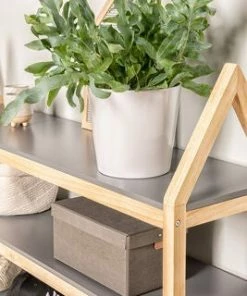 Alice & Fox Gulvbokhylle House Of Oslo, Grå 11 Alice & Fox Gulvbokhylle House Of Oslo, Grå -jollyroom Butikk SHIDA21001 Grey Natural 2675 3c