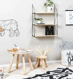 Minitude Vegghylle Brooklyn 3-Etasjer -jollyroom Butikk SHIDAM10A 3L WOOD 2675 3a