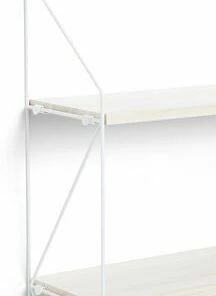 Minitude Vegghylle Brooklyn 3-Plan, Natur/Hvit -jollyroom Butikk SHIDAM10A 3L White Natural 2675 4b