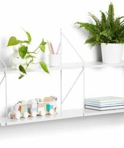 Alice & Fox Vegghylle 120cm, Grå -jollyroom Butikk SHIDAM10B 2L 120cm GREY 2675 3b