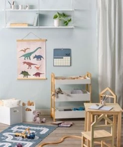 Alice & Fox Vegghylle 120cm, Hvit -jollyroom Butikk SHIDAM10B 2L 120cm WHITE 3b