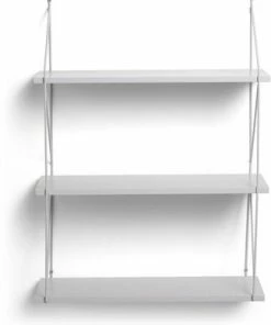 Alice & Fox Vegghylle Stor, Grå -jollyroom Butikk SHIDAM10B 3L GREY 2675 4a