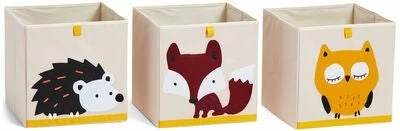 Alice & Fox Oppbevaringsbokser, Skogsdyr 1 Alice & Fox Oppbevaringsbokser, Skogsdyr