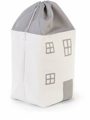 Childhome Oppbevaringsboks Hus, Grey/White 8 Childhome Oppbevaringsboks Hus, Grey/White - Bilde 8