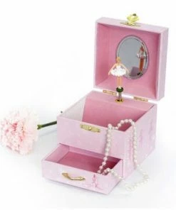 Trousselier Smykkeskrin Ballerina, Rosa -jollyroom Butikk TS20975 1423 3a