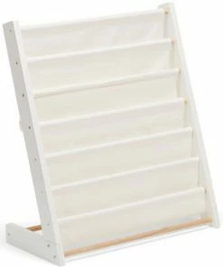 Alice & Fox Canvas Bokhylle, White