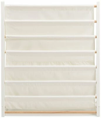 Alice & Fox Canvas Bokhylle, White 4 Alice & Fox Canvas Bokhylle, White - Bilde 4