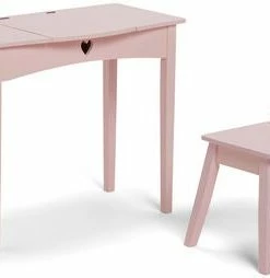 Alice & Fox Sminkebord Med Stol, Rosa 13 Alice & Fox Sminkebord Med Stol, Rosa -jollyroom Butikk TY10094P 2195 4b