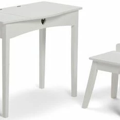 Alice & Fox Sminkebord Med Stol, Hvit 8 Alice & Fox Sminkebord Med Stol, Hvit -jollyroom Butikk TY10094W 2195 4b