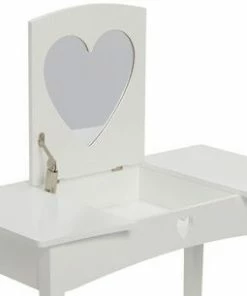 Alice & Fox Sminkebord Med Stol, Hvit 10 Alice & Fox Sminkebord Med Stol, Hvit -jollyroom Butikk TY10094W 2195 4d