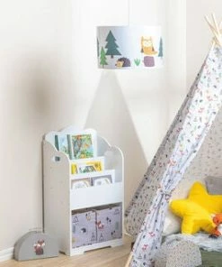 Alice & Fox Bokhylle Forest Adventure, Hvit -jollyroom Butikk TY2002A 2195 3c