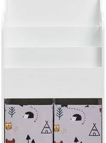 Alice & Fox Bokhylle Forest Adventure, Hvit -jollyroom Butikk TY2002A 2195 4b