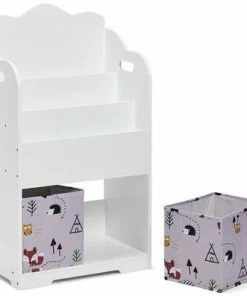 Alice & Fox Bokhylle Forest Adventure, Hvit -jollyroom Butikk TY2002A 2195 4c