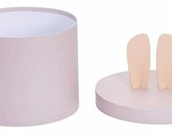 Cloudberry Castle Pappboks Rund 3-pack , Rosa Kanin -jollyroom Butikk X168 1 2187 4d