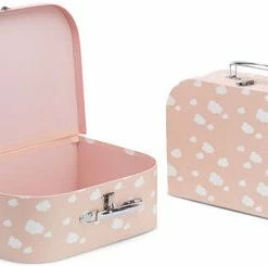 Cloudberry Castle Pappkoffert 2-pack, Rosa -jollyroom Butikk X337 B 2187 3b
