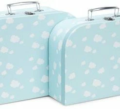 Cloudberry Castle Pappkoffert 2-pack, Blue