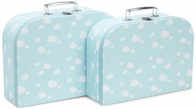Cloudberry Castle Pappkoffert 2-pack, Blue 1 Cloudberry Castle Pappkoffert 2-pack, Blue