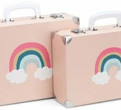 Cloudberry Castle Cloudberry Caste Pappkoffert 2-pack, Dusty Rose