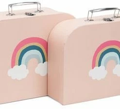 Cloudberry Castle Cloudberry Caste Pappkoffert 2-pack, Dusty Rose