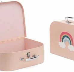 Cloudberry Castle Cloudberry Caste Pappkoffert 2-pack, Dusty Rose 9 Cloudberry Castle Cloudberry Caste Pappkoffert 2-pack, Dusty Rose -jollyroom Butikk X339 2187 3b