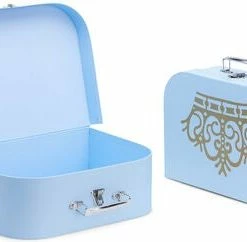 Cloudberry Castle Pappkoffert 2-pack, Crown Blue -jollyroom Butikk X343 B 2187 3b