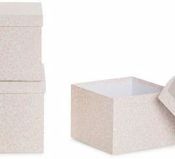 Alice & Fox Oppbevaringsbokser 3-pack, Pink Leopard -jollyroom Butikk X372 A 4b