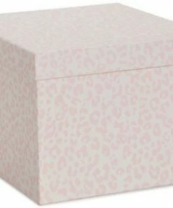 Alice & Fox Oppbevaringsbokser 3-pack, Pink Leopard -jollyroom Butikk X372 A 4d