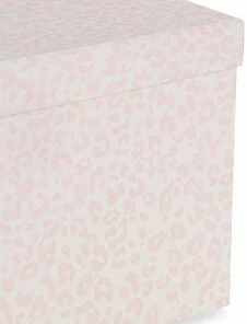 Alice & Fox Oppbevaringsbokser 3-pack, Pink Leopard -jollyroom Butikk X372 A 4e