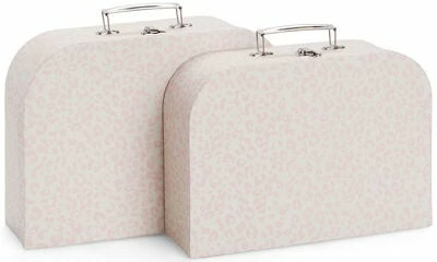 Alice & Fox Pappkoffert 2-pack, Pink Leopard 1 Alice & Fox Pappkoffert 2-pack, Pink Leopard