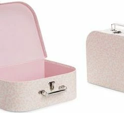 Alice & Fox Pappkoffert 2-pack, Pink Leopard 7 Alice & Fox Pappkoffert 2-pack, Pink Leopard -jollyroom Butikk X373 A 4d