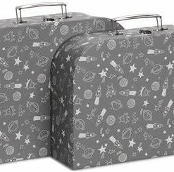 Alice & Fox Pappkoffert 2-pack, Space Grey