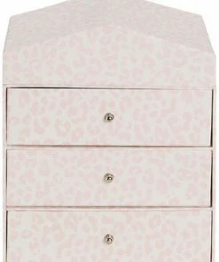 Alice & Fox Oppbevaringskasse, Pink Leopard -jollyroom Butikk X374 A 4d