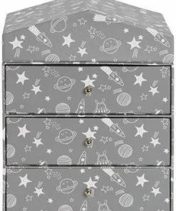 Alice & Fox Oppbevaringskasse, Space Grey -jollyroom Butikk X374 B 4a