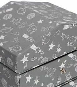Alice & Fox Oppbevaringskasse, Space Grey -jollyroom Butikk X374 B 4d
